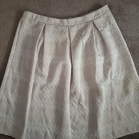 A-line pleated Skirt XL CHEVRON PRINT - Picture 5 of 8